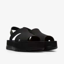 Camper Oruga Sandals Black - Womens Singapore VLQBAP-038